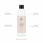 Naturys Silky Skin Enzymatic Peel Gel 250ml on white background with benefit callouts: Gently Exfoliates with Fruit Enzymes, Promotes Cell Renewal and Smooth Texture, Brightens and Evens Skin Tone, Hydrates and Strengthens Skin Barrier