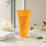 Pevonia After Sun Soothing Gel 150ml on a luxury bathroom vanity for sun-exposed and irritated skin