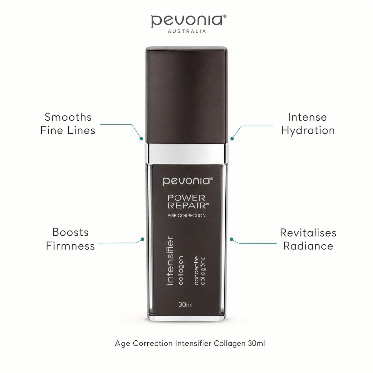 Pevonia Age Correction Intensifier Collagen 30ml with benefits for fine lines, firmness, hydration and radiance