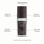 Pevonia Age Correction Intensifier Elastin and Sorghum 30ml with benefits for firmness, elasticity, hydration and smoother texture