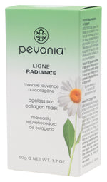 Pevonia Ageless Skin Collagen Mask 50ml boxed benefits firmness, fine lines, radiance and nourishment