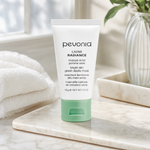 Pevonia Green Apple Mask 50ml on a luxury bathroom vanity for brighter, hydrated and refined-looking skin
