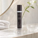 Pevonia Power Repair Hydrating Toner 120ml on a luxury bathroom vanity for dry, dehydrated and mature skin