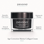 Pevonia Age Correction Marine Collagen Cream 50ml with benefits for fine lines, firmness, hydration and elasticity