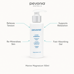 Pevonia Marine Magnesium 100ml with benefits for tension relief, relaxation, skin remineralisation and fast absorption