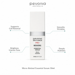 Pevonia Micro-Retinol Essential Serum 30ml with benefits for cell renewal, wrinkles, uneven tone and hydration