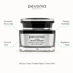 Pevonia MyOxy-Caviar Timeless Repair Cream 50ml with benefits for smoothing fine lines, firming, hydration and brighter tone