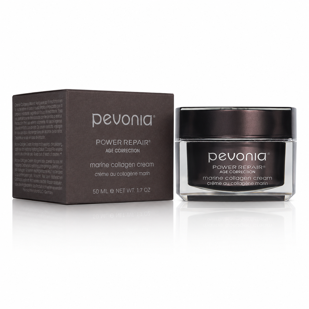 Pevonia Power Repair Marine Collagen Cream 50ml with box for age correction and firmer hydrated skin