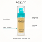 Pevonia Soothing Propolis Concentrate 30ml with benefits for redness, sensitivity, fragile skin and repair support