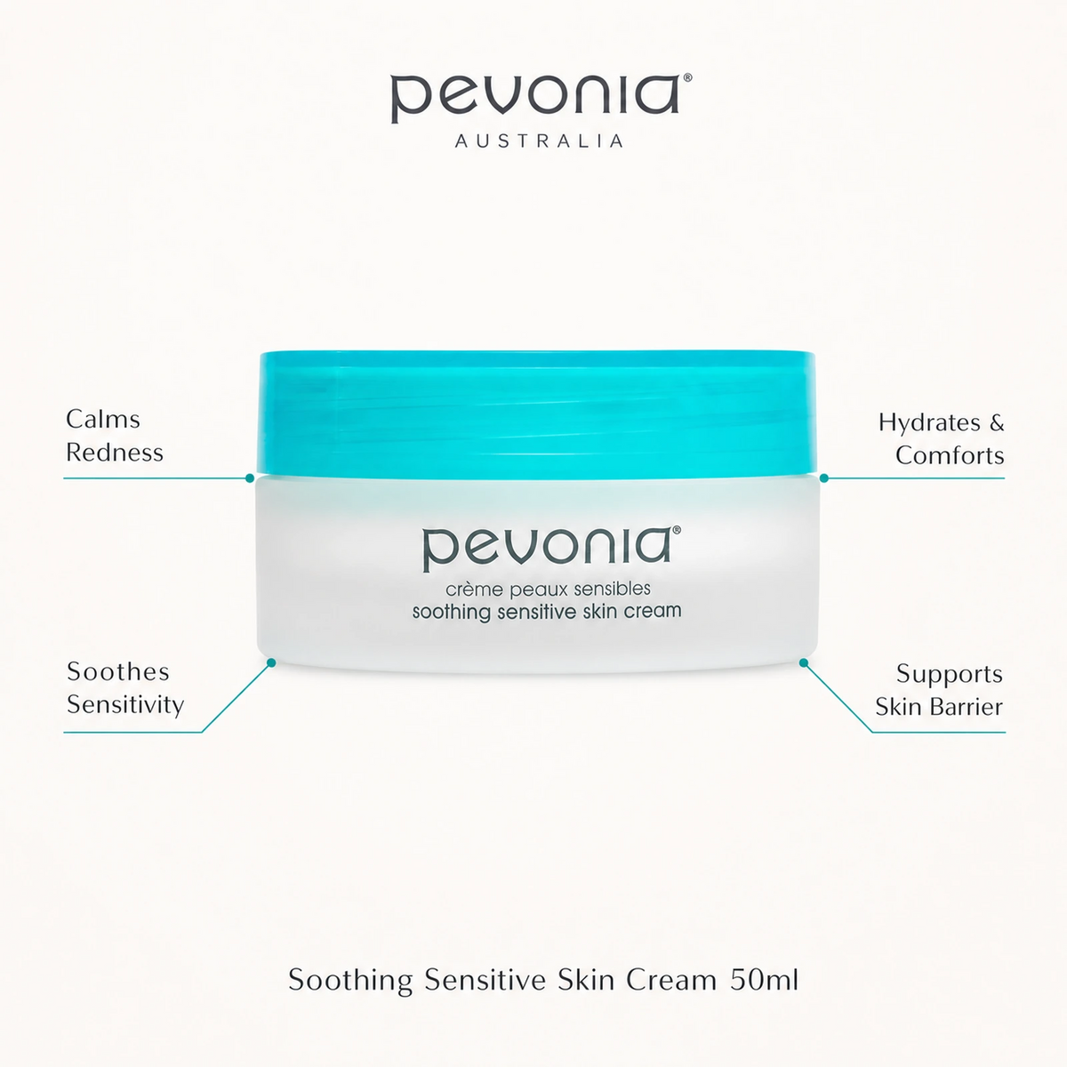 pevonia-soothing-sensitive-skin-cream-50ml-benefits-callout