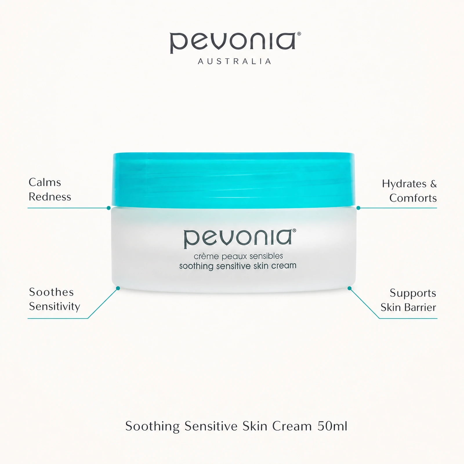 pevonia-soothing-sensitive-skin-cream-50ml-benefits-callout