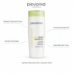 Pevonia SpaTeen Blemished Skin Cleanser 120ml with benefits for deep pore cleansing, gentle exfoliation, excess oil control and daily blemish care