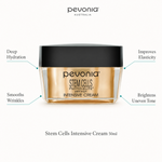 Pevonia Stem Cells Intensive Cream 50ml with benefits for hydration, wrinkles, elasticity and uneven tone