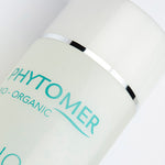 Phytomer Cyfolia Organic Radiance Toning Cleansing Lotion 250ml bottle cap close-up.