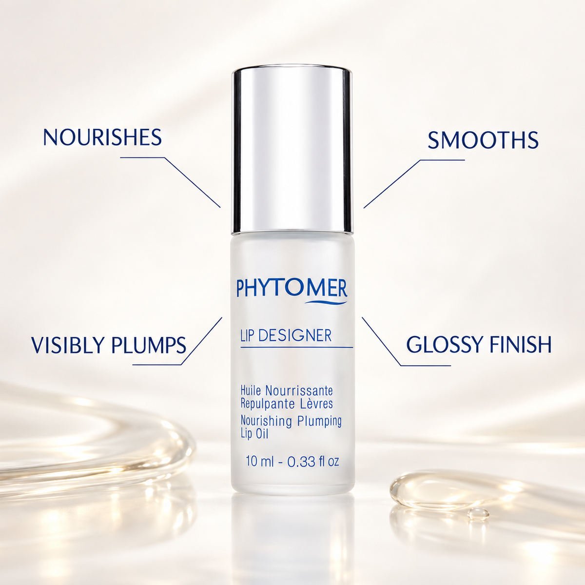 PHYTOMER Lip Designer 10ml with nourishing, smoothing, visibly plumping and glossy-finish benefits