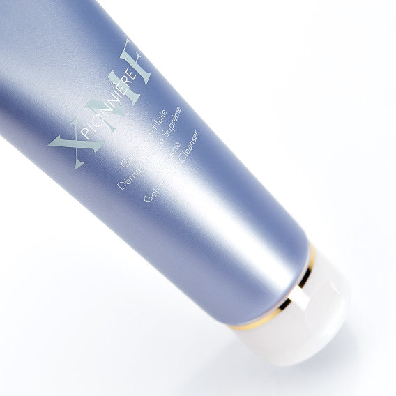 Phytomer Pionnière XMF Supreme Gel-to-Oil Cleanser angled tube product image.