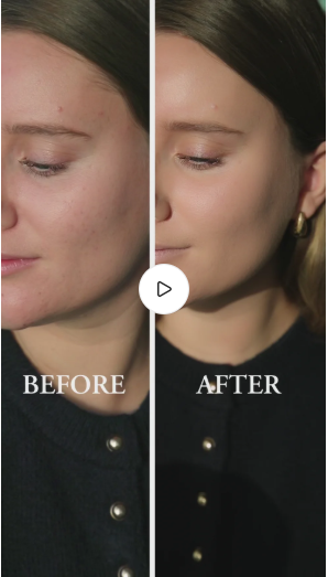 Phytomer CC Cream Skin Perfecting Cream SPF 20 Before and after Reel.