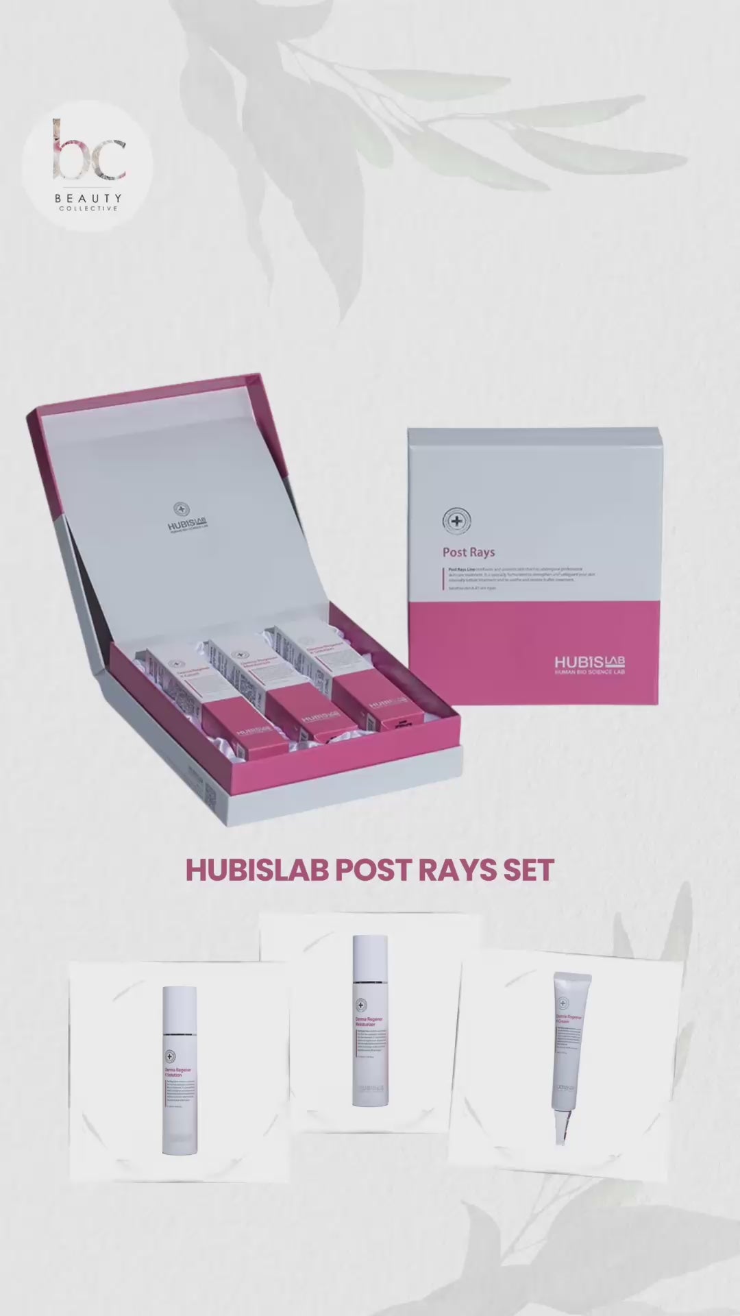BC - Hubislab Post Rays Set - Korean skincare -  products and benefits video