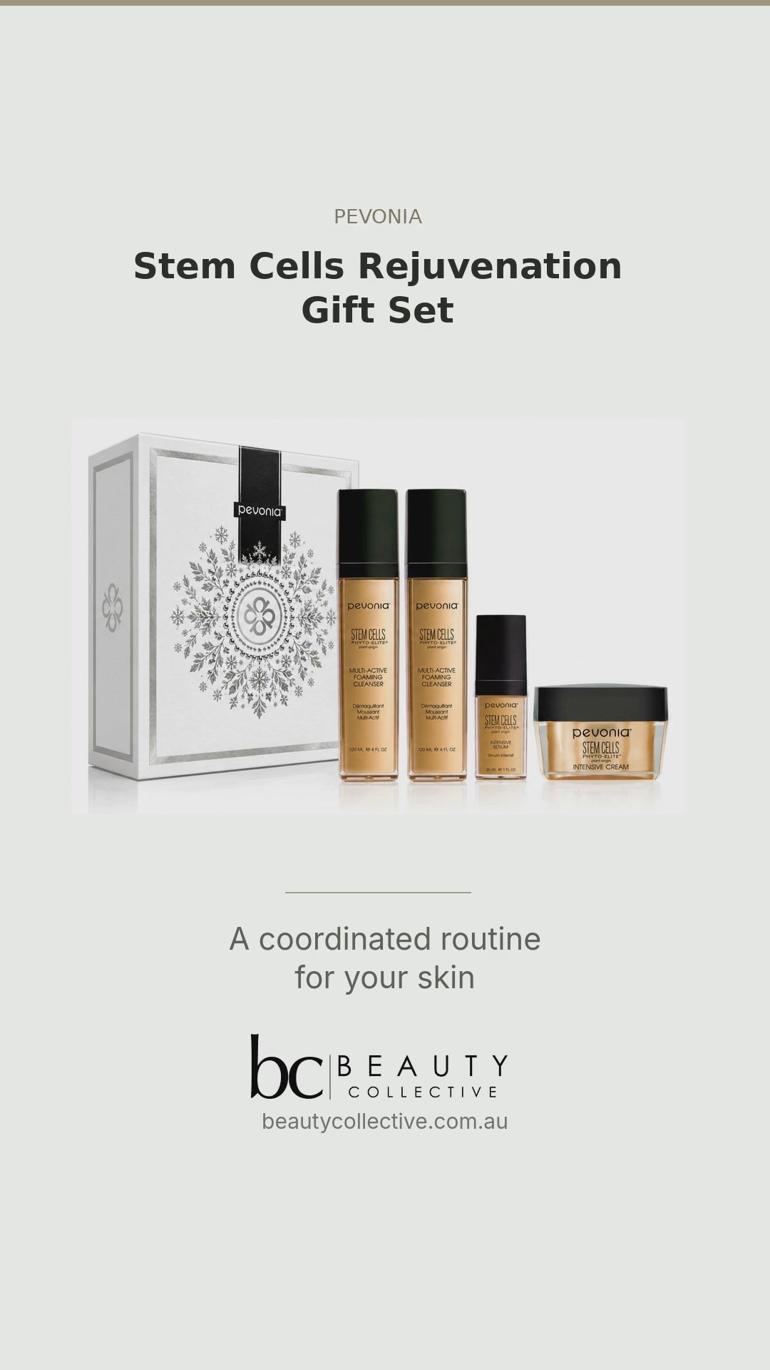 PEVONIA STEM CELLS REJUVENATION GIFT BOX — Christmas 2026 Beauty Collective video