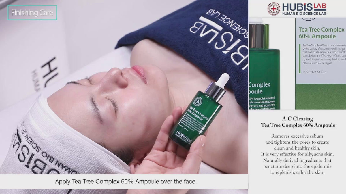 A.C Clearing Tea Tree Complex 60% Ampoule Application video