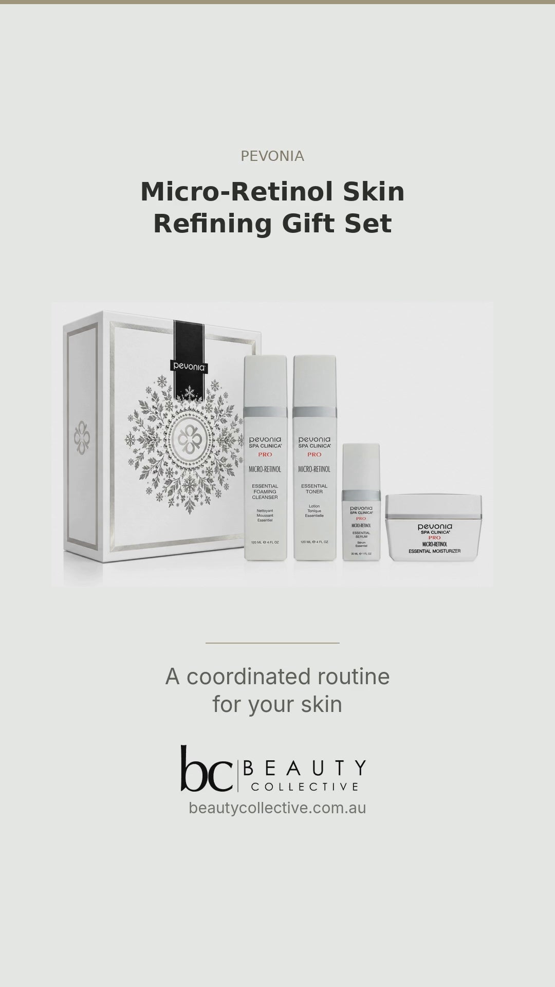 PEVONIA MICRO RETINOL SKIN REFINING GIFT BOX — Christmas 2026 Beauty Collective video