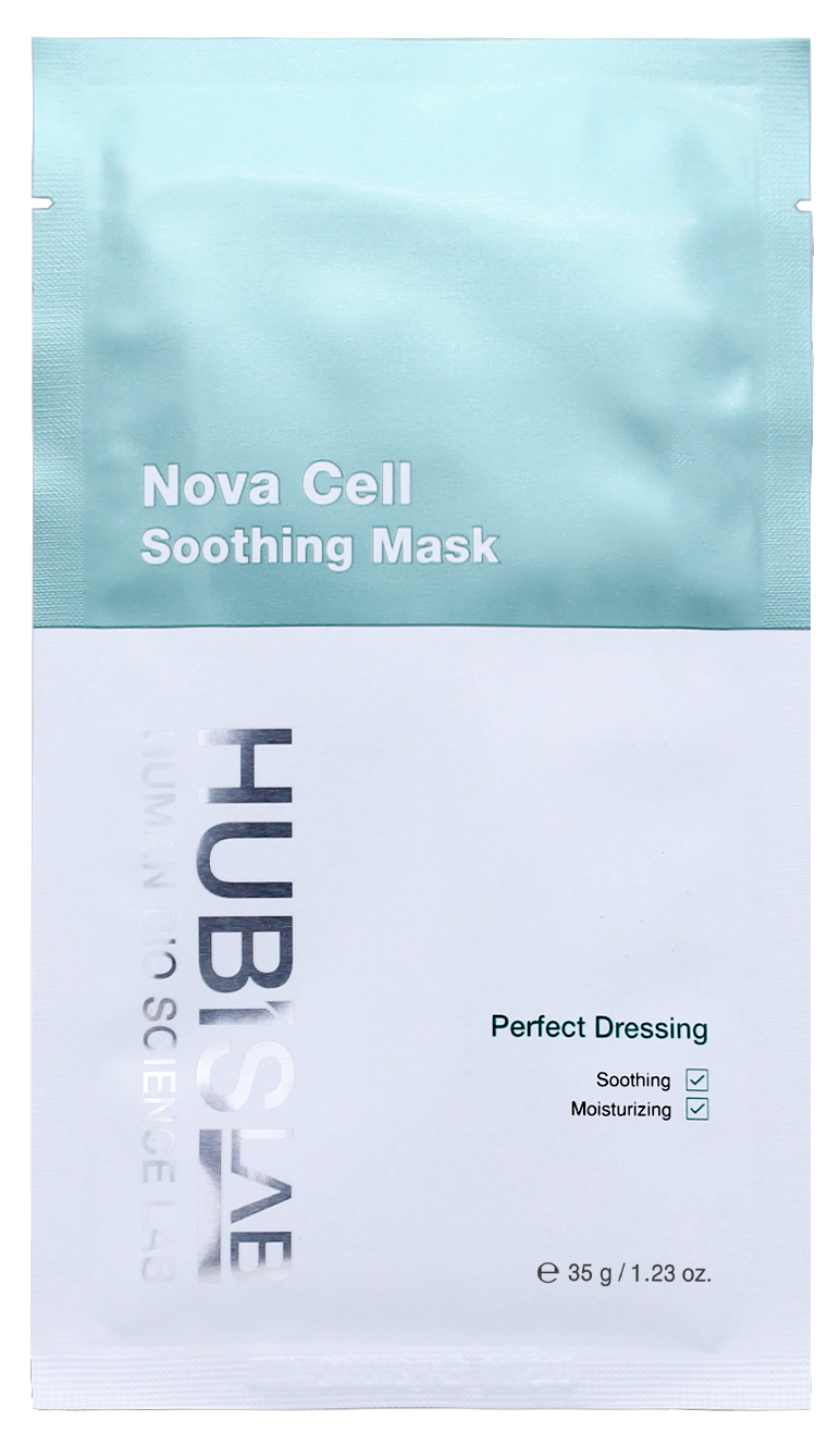 HUBISLAB e+ Epiderma Nova Cell Soothing Mask, single sheet mask.